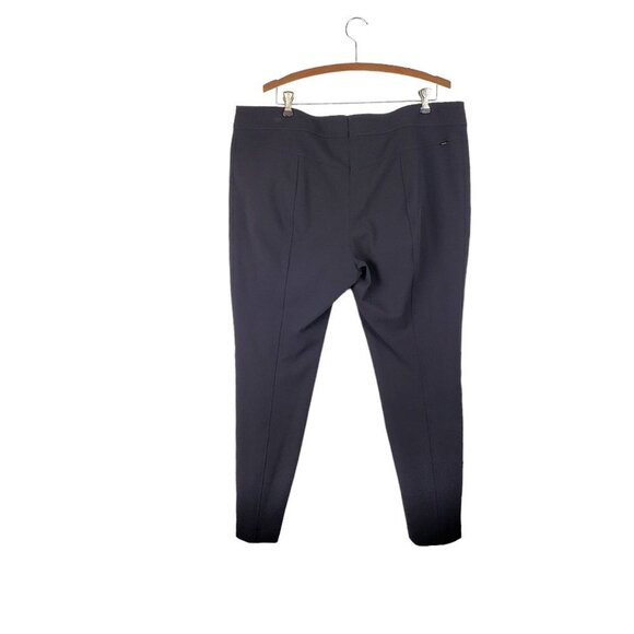 Bogner Slim Leg Pants Black Classic Stretch Center Seam Womens Size 16 - Picture 2 of 8